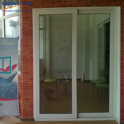 ガラスのドアタイプ PVC/UPVC 浴室やキッチンキャビネットのための二重ガラスのスライドドア