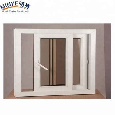 予算に適したプラスチックフレーム UPVC スライディングウィンドウ