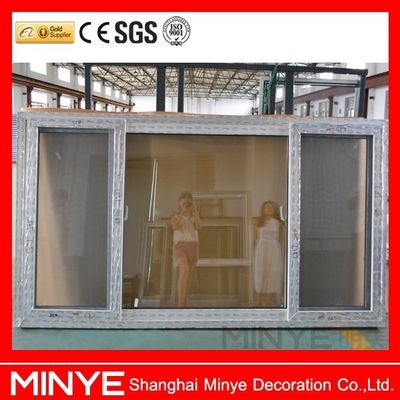 予算に適したプラスチックフレーム UPVC スライディングウィンドウ