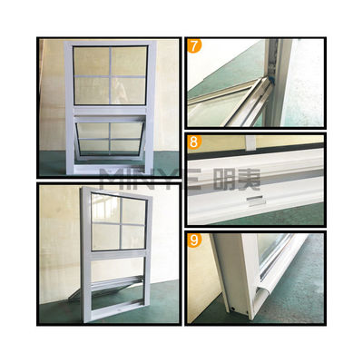 モダンなデザインスタイル PVC/UPVC 縦滑り窓