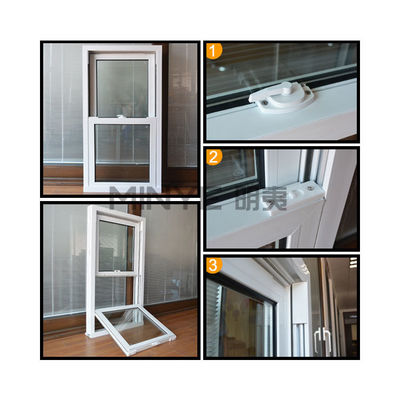 モダンなデザインスタイル PVC/UPVC 縦滑り窓