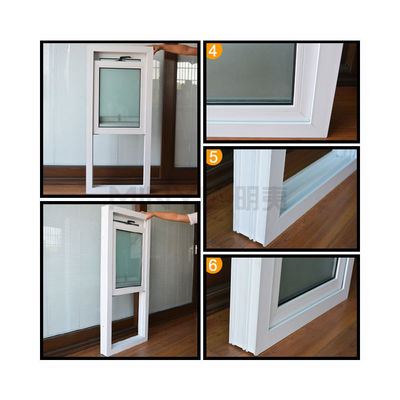 モダンなデザインスタイル PVC/UPVC 縦滑り窓
