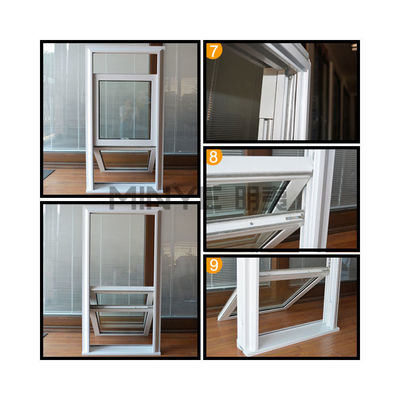 モダンなデザインスタイル PVC/UPVC 縦滑り窓