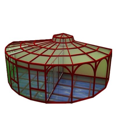 カスタマイズされたサイズ ポータブルアルミ ソーラールームと庭室