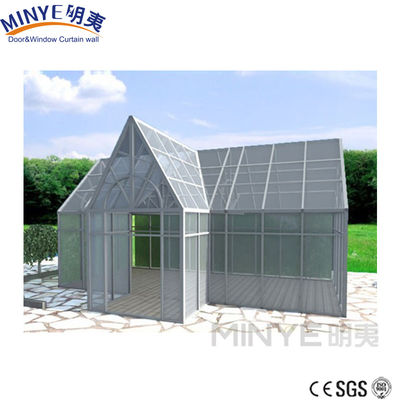 電気熱帯太陽室/アルミ製の冬庭/三角屋根設計の保育園