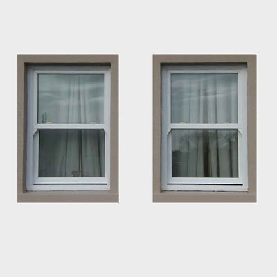 折りたたむスクリーン 現代のデザイン UPVC 上下滑り窓