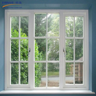 現代のフランスデザイン 防音 UPVC PVC ガラス 窓とグリル付きドア 住宅用