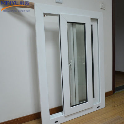 防風機能 ダブル スライディング ガラス UPVC 縦窓 省エネの利点