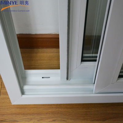 防風機能 ダブル スライディング ガラス UPVC 縦窓 省エネの利点