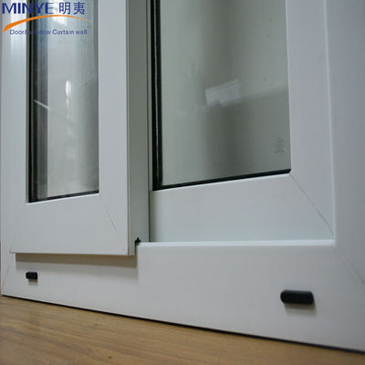 防風機能 ダブル スライディング ガラス UPVC 縦窓 省エネの利点