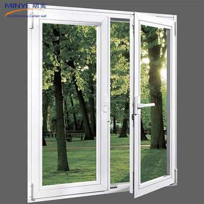 暖房と音隔絶のための二重ガラスのカスタマイズされたサイズUPVC/PVCキャセメント窓