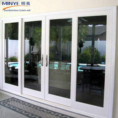 オーダーメイド サイズ ポリマー 二重ガラスの PVC/UPVC ドア フロント キッチン キャビネット キッチン