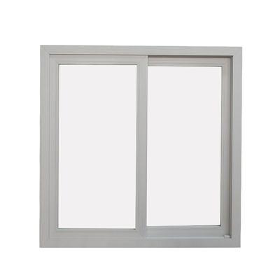 UPVC PVC ダブルガラスのスライド窓と窓 ファイバーグラススクリーン網材