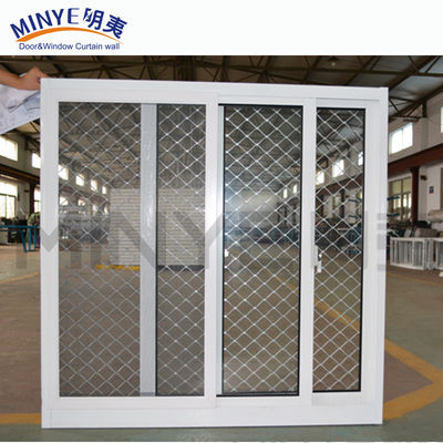 革新的なカスタマイズされた色 騒音殺虫 PVC/UPVC スライド窓 グリルデザイン