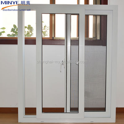 革新的なカスタマイズされた色 騒音殺虫 PVC/UPVC スライド窓 グリルデザイン
