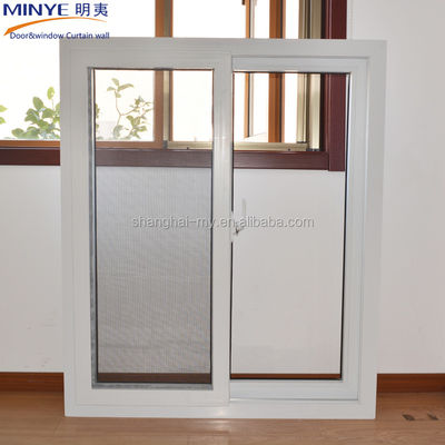 革新的なカスタマイズされた色 騒音殺虫 PVC/UPVC スライド窓 グリルデザイン