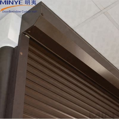 粉末で覆われた電動開口 アルミニウムローリングシャッター ガレージシャッター