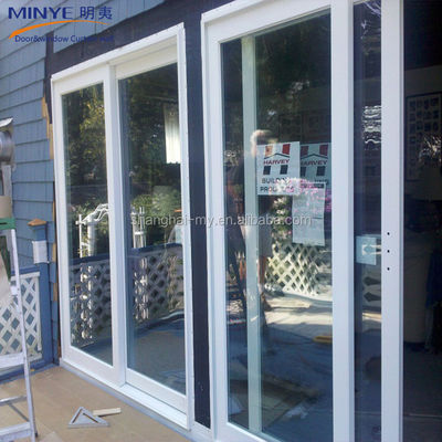 現代のデザイン 外壁 防水 UPVC PVC フランス式 スライドガラス ヴィラ用の庭門