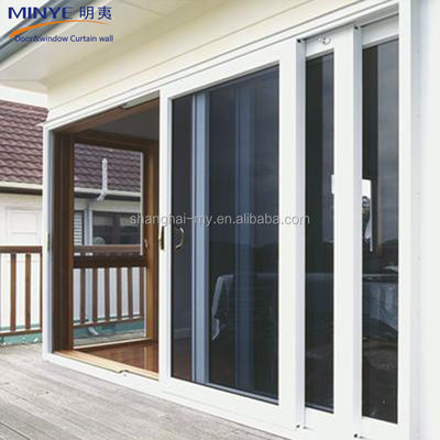 現代のデザイン 外壁 防水 UPVC PVC フランス式 スライドガラス ヴィラ用の庭門