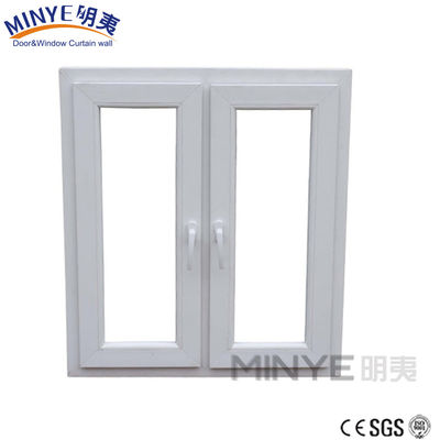 ホリゾナルの開口パターン UPVC 窓枠 ヨーロッパ様式デザイン 2.5mm 厚さ