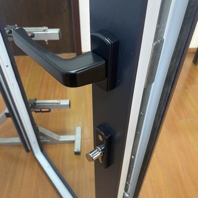 耐久性高いLamnativeガラスPVC外装と内装のためのフランス製カーセメントドア
