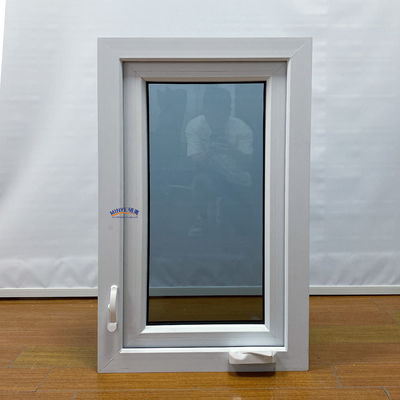 アメリカデザイン UPVC スウィングカセメント 双窓ガラスとビニール素材