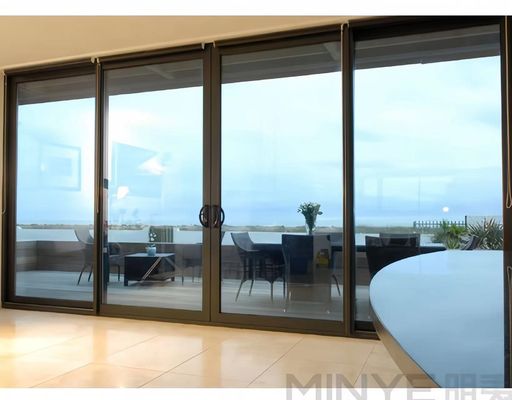 隔音 フランス様式 UPVC スライドガラス ドア