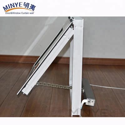 スイングオープン 普通のPVCプロファイル カラーカスタマイズ UPVC/PVC 横軸に曲がるシングルハンガーウィンドウ