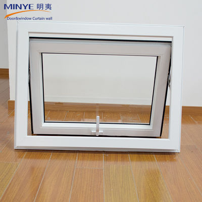 スイングオープン 普通のPVCプロファイル カラーカスタマイズ UPVC/PVC 横軸に曲がるシングルハンガーウィンドウ