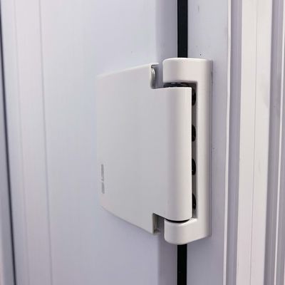 防風PVCフランス式 メインドア UPVC垂直ヒンジドール PVCガセットドア