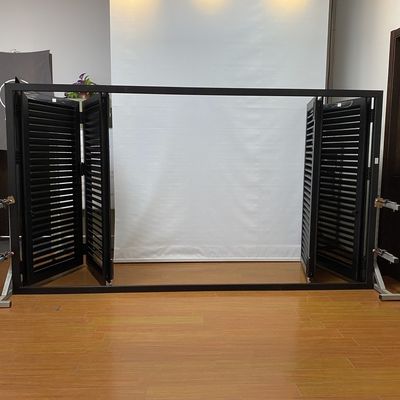 水平開口パターン アルミ合金 折りたたみ窓と日光用のシャッター