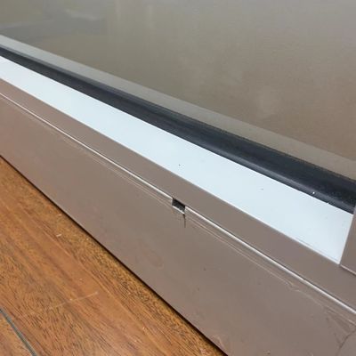 二重冷却ガラス アルミニウム 固定窓 横向開口パターン 三重ガラス
