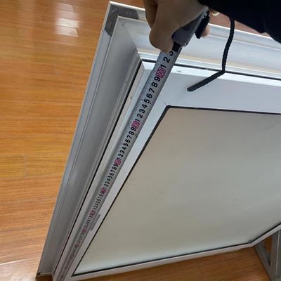 二重冷却ガラス アルミニウム 固定窓 横向開口パターン 三重ガラス