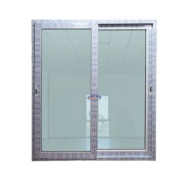 エネルギーを節約するダブルテンパーガラス UPVC PVC スライディングウィンドウ パティオのためのビニールガラスウィンドウ