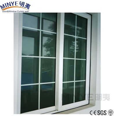 エネルギーを節約するダブルテンパーガラス UPVC PVC スライディングウィンドウ パティオのためのビニールガラスウィンドウ
