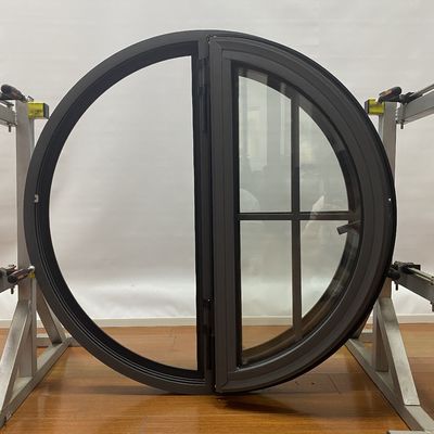 オーダーメイド アルミニウム 丸い カーセメント 窓 良き風力抵抗と高強度