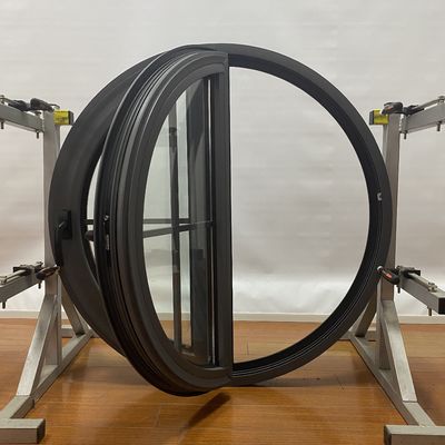 オーダーメイド アルミニウム 丸い カーセメント 窓 良き風力抵抗と高強度