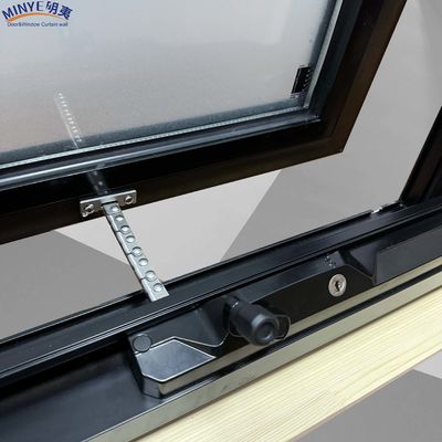 オーダーメイド 高強度 アルミニウム オーイング 窓 現代のデザインと良い密封