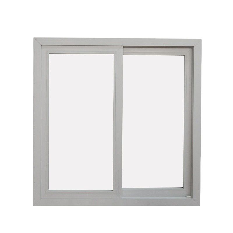 UPVC PVC ダブルガラスのスライド窓と窓 ファイバーグラススクリーン網材