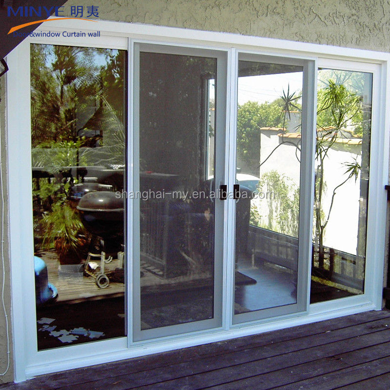 現代のデザイン 外壁 防水 UPVC PVC フランス式 スライドガラス ヴィラ用の庭門