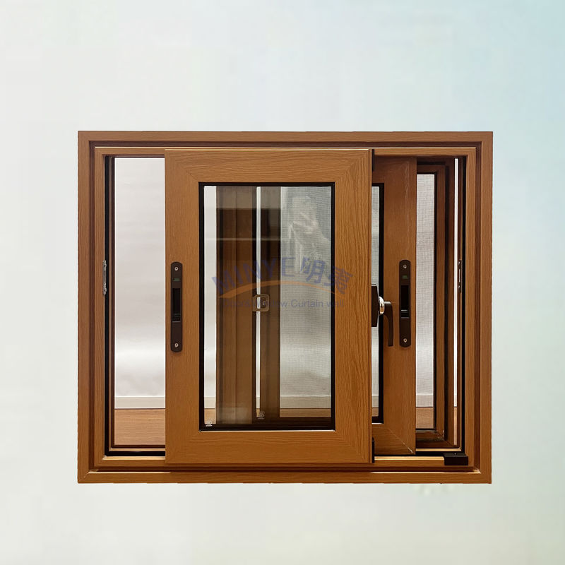 家庭へのインパクト耐 Hurricane Windows とドアのためのカスタマイズされたアルミスライディングウィンドウ